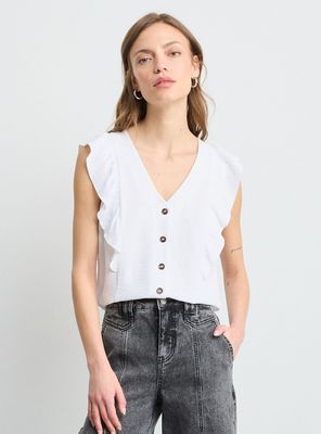 Blusa Lisa Regular Manga Corta