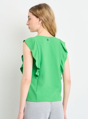 Imagen 2 del producto Blusa Lisa Regular Sin Manga