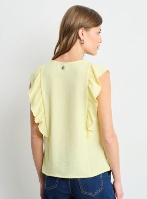 Imagen 2 del producto Blusa Lisa Regular Sin Manga Color