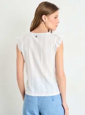 Imagen 2 del producto Polera Lisa Cuello V Manga Corta Diseño Regular