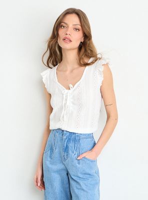 Polera Lisa Cuello V Manga Corta Diseño Regular