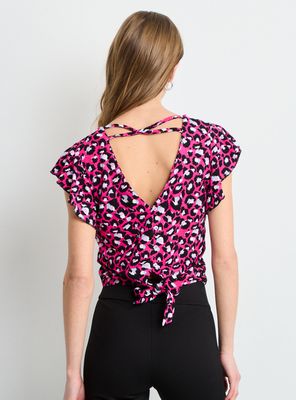 Imagen 2 del producto Polera Fantasía Detalle Espalda Color