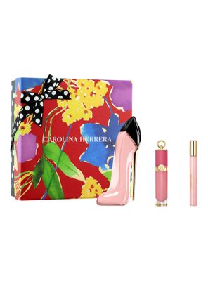 Imagen 1 del producto Set Perfume Good Girl Blush EDP 80 ml + Her 1070 Rose Jasmine 5 ml + EDP 10 ml