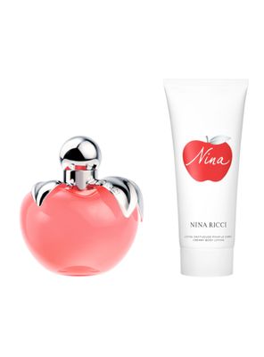 Imagen 2 del producto Set de Perfume Nina EDT Recargable Mujer 80 ml + Creamy Loción Corporal 75 ml