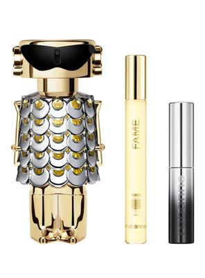 Imagen 2 del producto Set Perfume Fame EDP Mujer 80 ml + 10 ml + Mous Máscara de Pestañas Deep Black 4.5 ml Rabanne