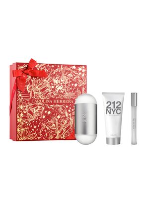 Set Perfume 212 NYC EDT Hombre 100 ml + Loción Corporal Hidratante 100 ml + EDT 10 ml