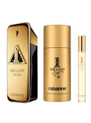 Set de Perfume 1 Million Elixir Parfum Intense Hombre 100 ml + Desodorante 150 ml + EDT 10 ml