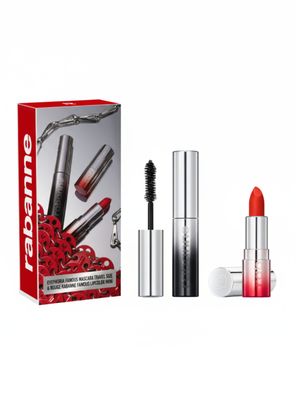 Set Famous Mascara Deep Black 4.5 ml + Lipcolor Matte Lipstick Red Seal 636