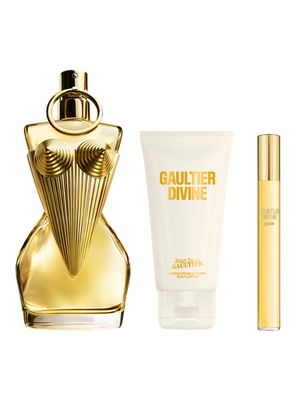 Set de Perfume Gaultier Divine Eau de Parfum Mujer 100 ml + Loción Corporal 75 ml + Parfum 10 ml