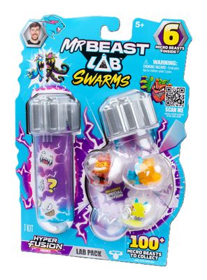 Imagen 2 del producto Set Figuras de Acción Mr Beast Lab Swarms Lab 6 Piezas