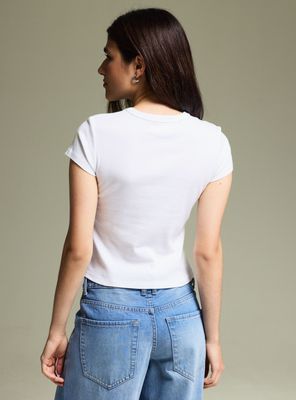 Imagen 2 del producto Polera Escote Redondo y Estampado