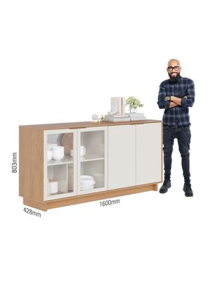 Imagen 2 del producto Buffet Vittoria Freijo Café 80.3x42.8x160 cm