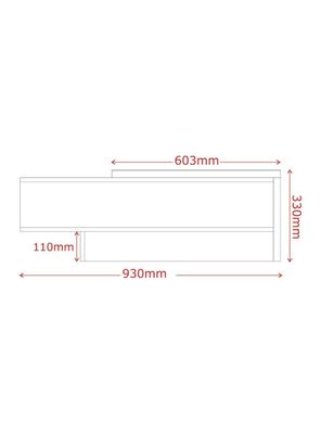 Imagen 2 del producto Mesa de Centro Milao 33x53x93 cm Café