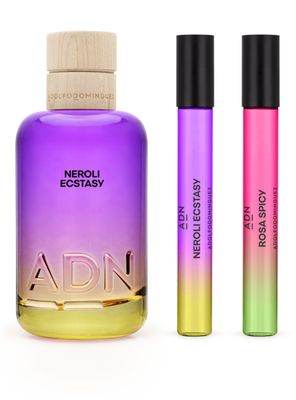 Set Perfume ADN Neroli Ecstasy EDP Unisex 100 ml + Spritzer 10 ml + Rosa Spicy EDP 10 ml