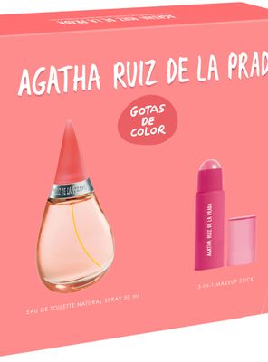 Imagen 2 del producto Set Perfume Gotas de Color EDT Mujer 50 ml + Lip & Cheek Stick