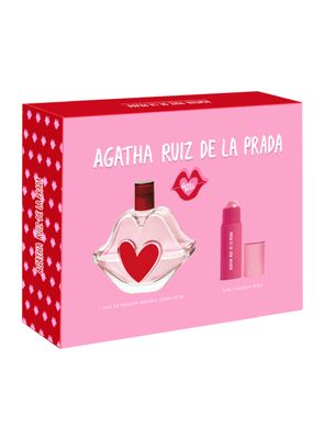 Set Perfume de Beso en beso EDT Hombre 100 ml + Lip & Cheek Stick