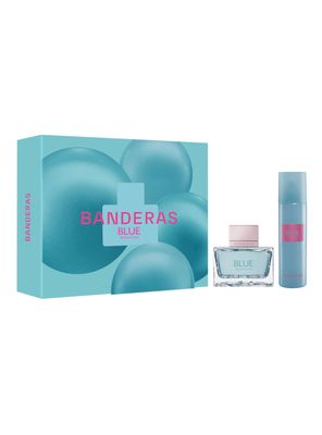 Set Perfume Blue Seduction For Women EDT 80 ml + 24h Desodorante Spray 150 ml Banderas
