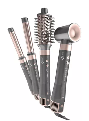 Cepillo Secador Multistyler Aura UniQ 4 en 1 Rose Gold