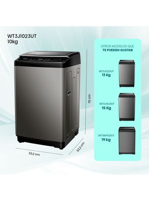 Imagen 2 del producto Lavadora Carga Superior 10 Kg WT3J1023UT