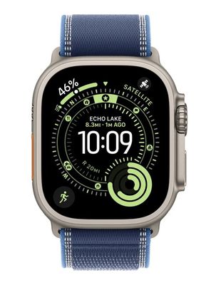 Imagen 2 del producto Apple Watch Ultra 3 49mm Natural Titanium Trail Azul Talla M/L