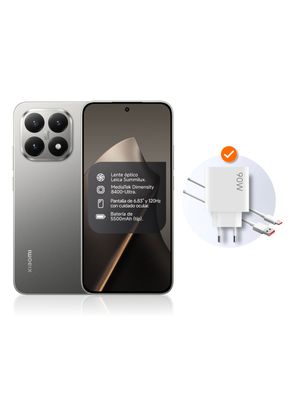Imagen 2 del producto Smartphone Xiaomi 15T 5G 512GB 6.83' Gris Liberado + Smartwatch 5 Lite Negro