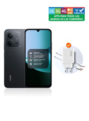 Imagen 2 del producto Smartphone Redmi 15C 4G 128GB 6.9' Negro Liberado