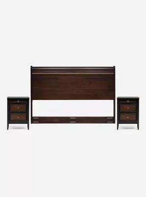 Imagen 1 del producto Set de Muebles Resplado + Veladores Opera II King