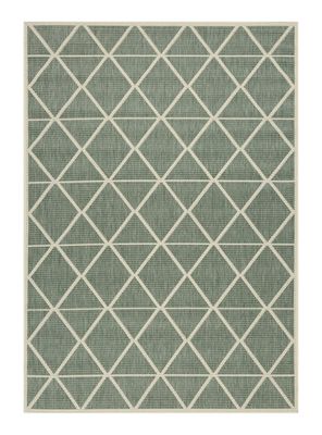 Alfombra Rombos Turquesa 200x290 cm