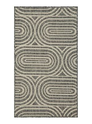 Alfombra Bajada de Cama Ovalis Gris 67x120 cm