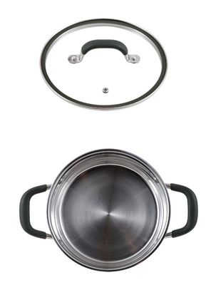 Imagen 2 del producto Olla con Tapa Midnight Acero Inoxidable 24x10.5 cm