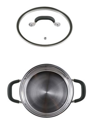 Imagen 2 del producto Olla con Tapa Midnight Acero Inoxidable 28x16.5 cm