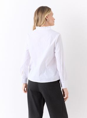 Imagen 2 del producto Blusa Cuello Fruncido con Volantes