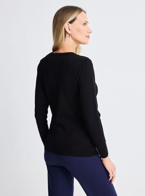 Imagen 2 del producto Sweater Punto Jersey con Dorno de Botones