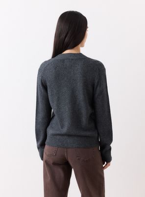 Imagen 2 del producto Chaleco Mezcla con Lana y Botones