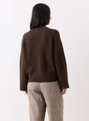 Imagen 2 del producto Sweater Mezcla de Lana y Mohair Cuello Mock