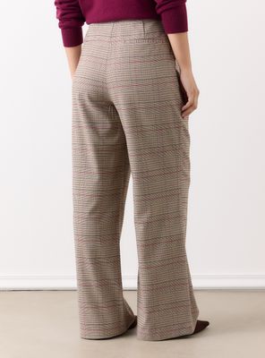 Imagen 2 del producto Pantalón con Diseño a Cuadros y Pinzas