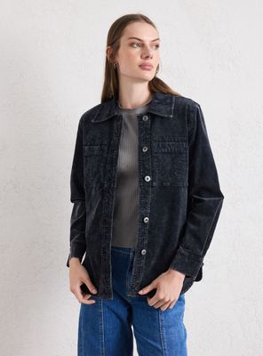 Imagen 1 del producto Chaqueta Sobrecamisa de Cotelé Delgado Confort