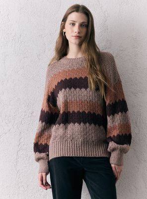 Imagen 1 del producto Sweater Listado con Texture en Relieve