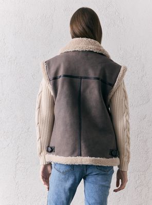 Imagen 2 del producto Chaqueta Aviadora sin Mangas con Chiporro