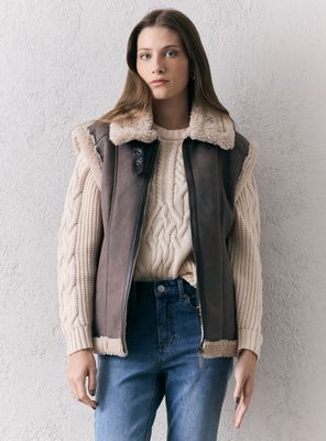 Imagen 1 del producto Chaqueta Aviadora sin Mangas con Chiporro