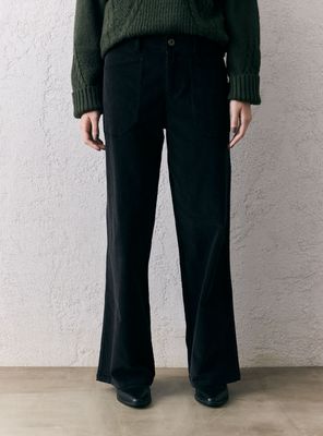 Imagen 1 del producto Pantalón Pierna Ancha de Cotelé Delgado