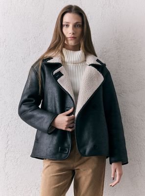 Imagen 1 del producto Chaqueta Aviadora Abotonada con Chiporro