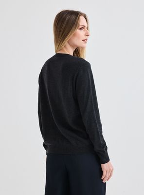 Imagen 2 del producto Sweater Cuello Redondo con Logo de Cristales