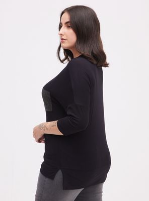 Imagen 2 del producto Polera Bolsillo con Aplicaciones Strass