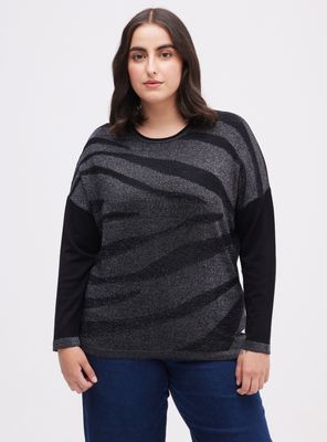 Imagen 1 del producto Sweater Jaquard Zebra con Lurex