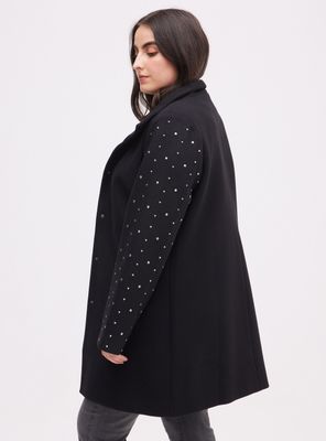 Imagen 2 del producto Abrigo de Paño con Tachas en las Mangas