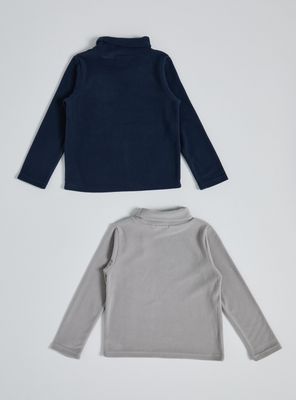 Imagen 2 del producto Polera Bipack Detalle En Pecho Micropolar