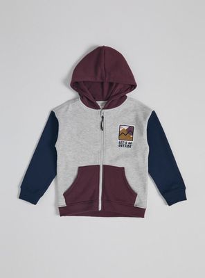 Imagen 2 del producto Polerón con Gorro y Bloques de Color