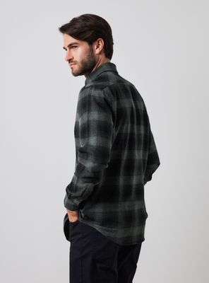 Imagen 2 del producto Camisa Manga Larga Franela Cuadros