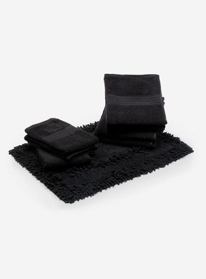 Imagen 2 del producto Set de Toallas 5 Piezas New 420 Grs Negro Algodón